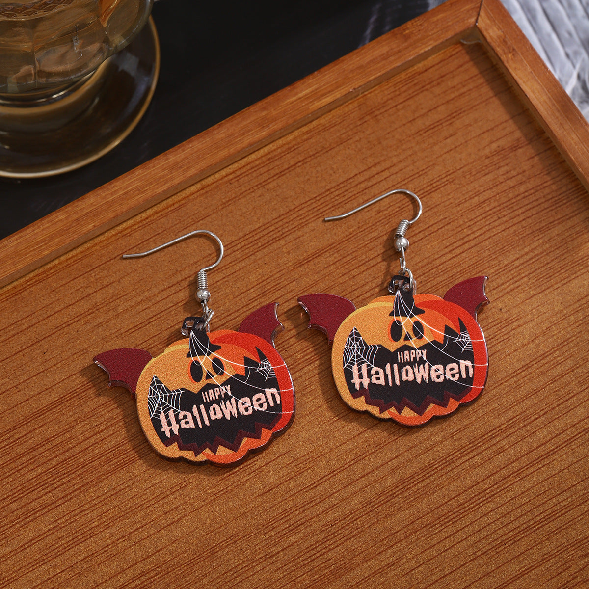 Spooky Halloween Charm Drop Earrings - NO-1