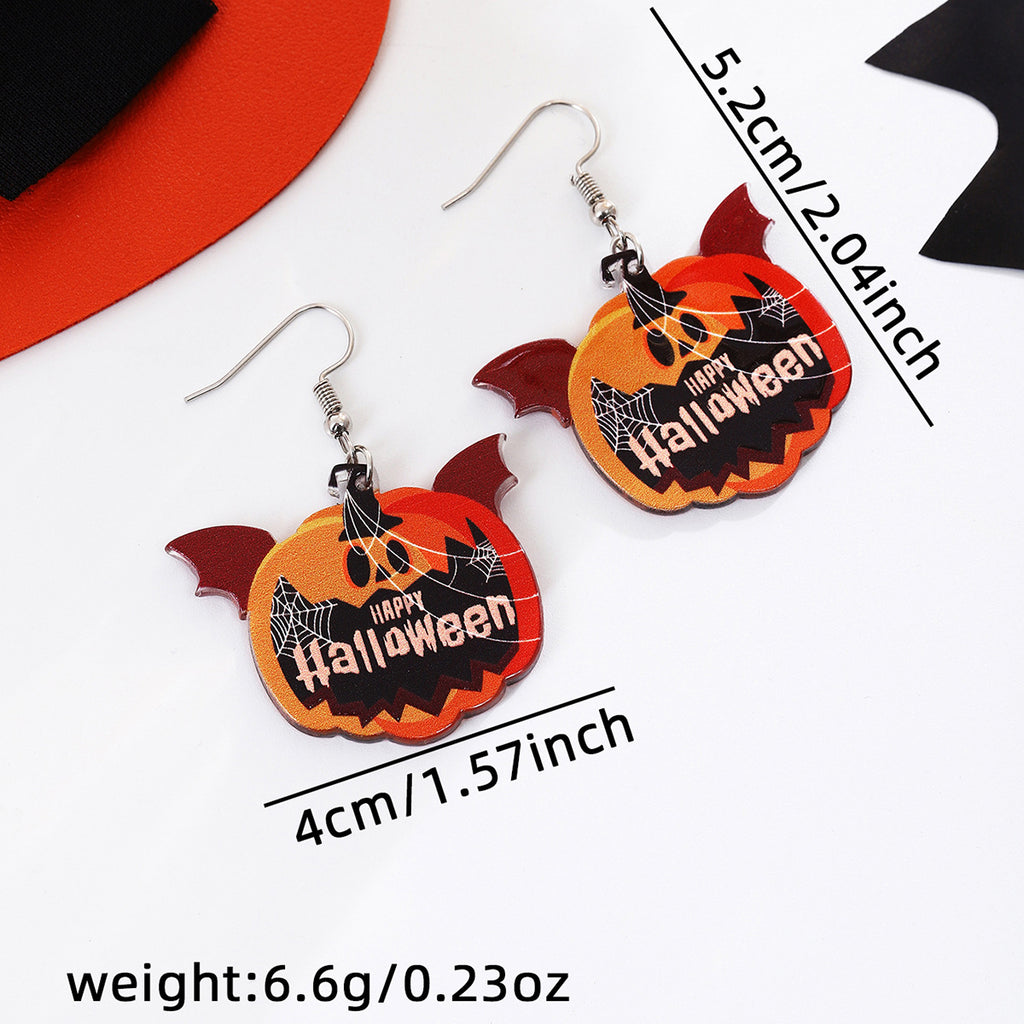 Spooky Halloween Charm Drop Earrings - NO-1 - 1