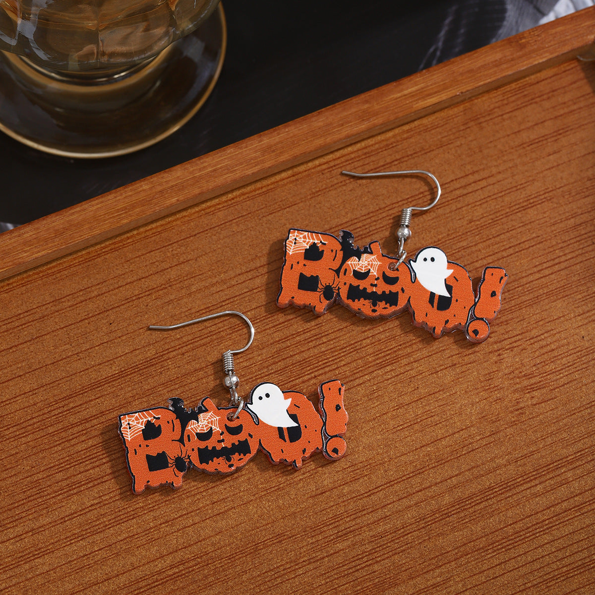 Spooky Halloween Charm Drop Earrings - NO-2