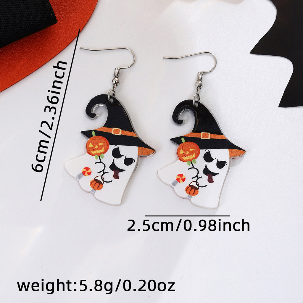 Spooky Halloween Charm Drop Earrings - NO-3 - 1