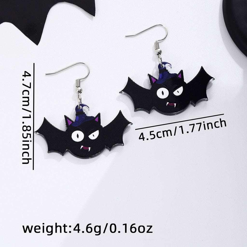 Spooky Halloween Charm Drop Earrings - NO-8 - 1