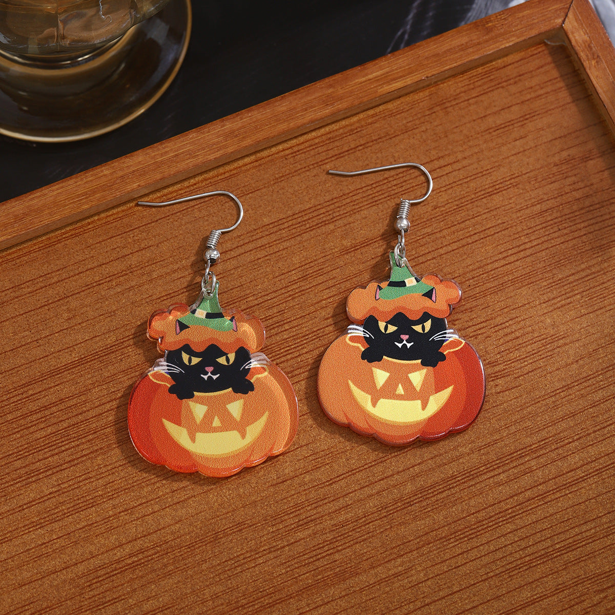 Spooky Halloween Charm Drop Earrings - NO-9
