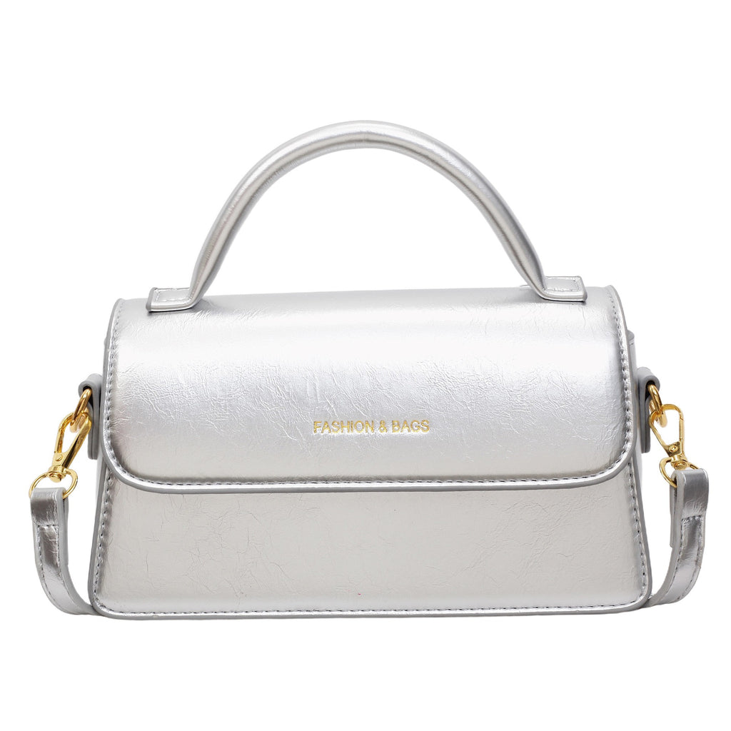 Mini Top Handle Flap Bag with Buckle Strap