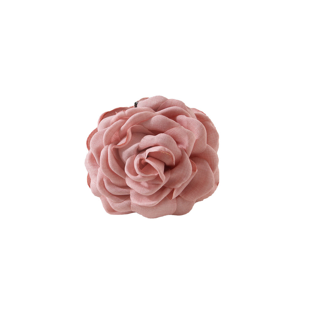 Oversized Rose Flower Hair Claw Clip - Pink