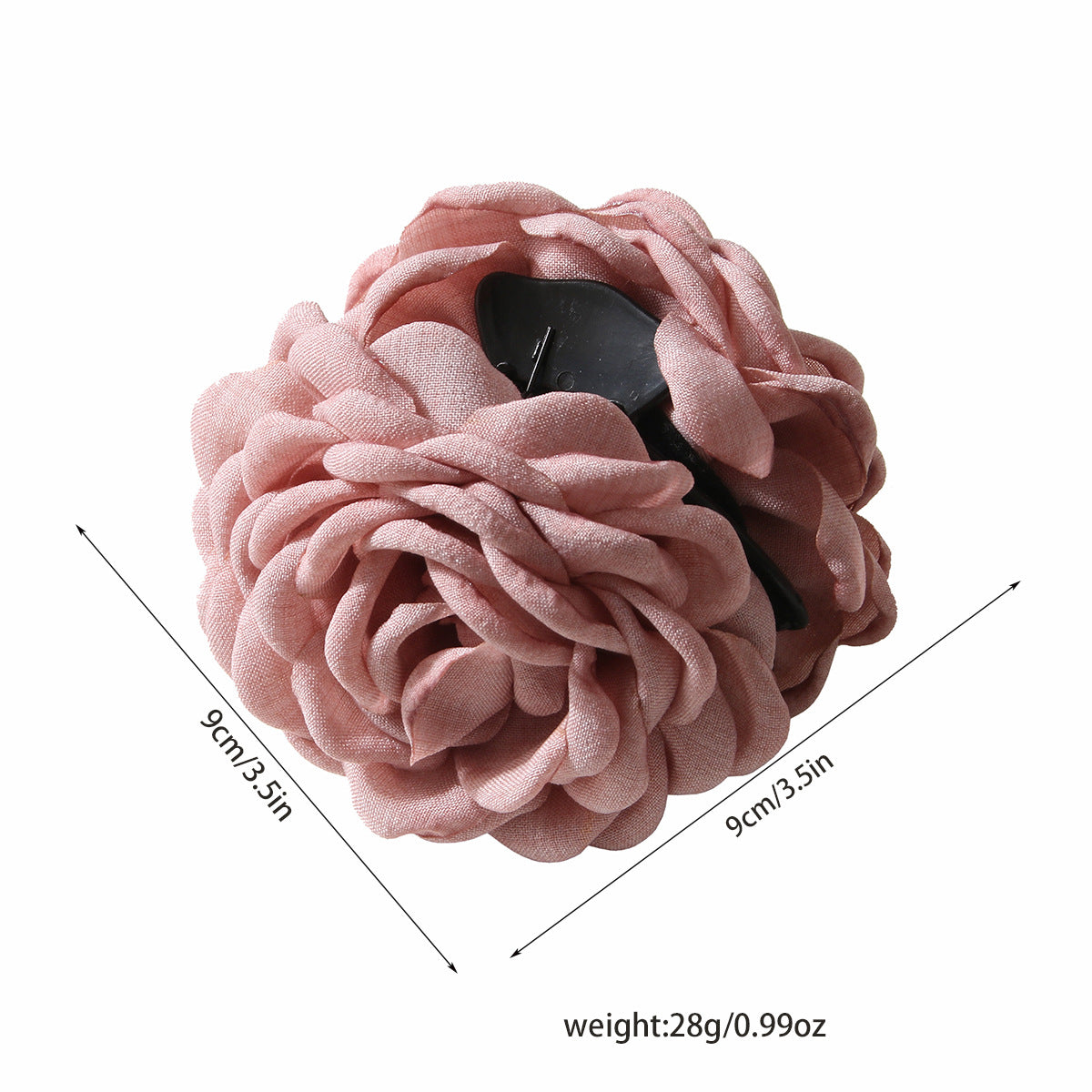 Oversized Rose Flower Hair Claw Clip - view 4