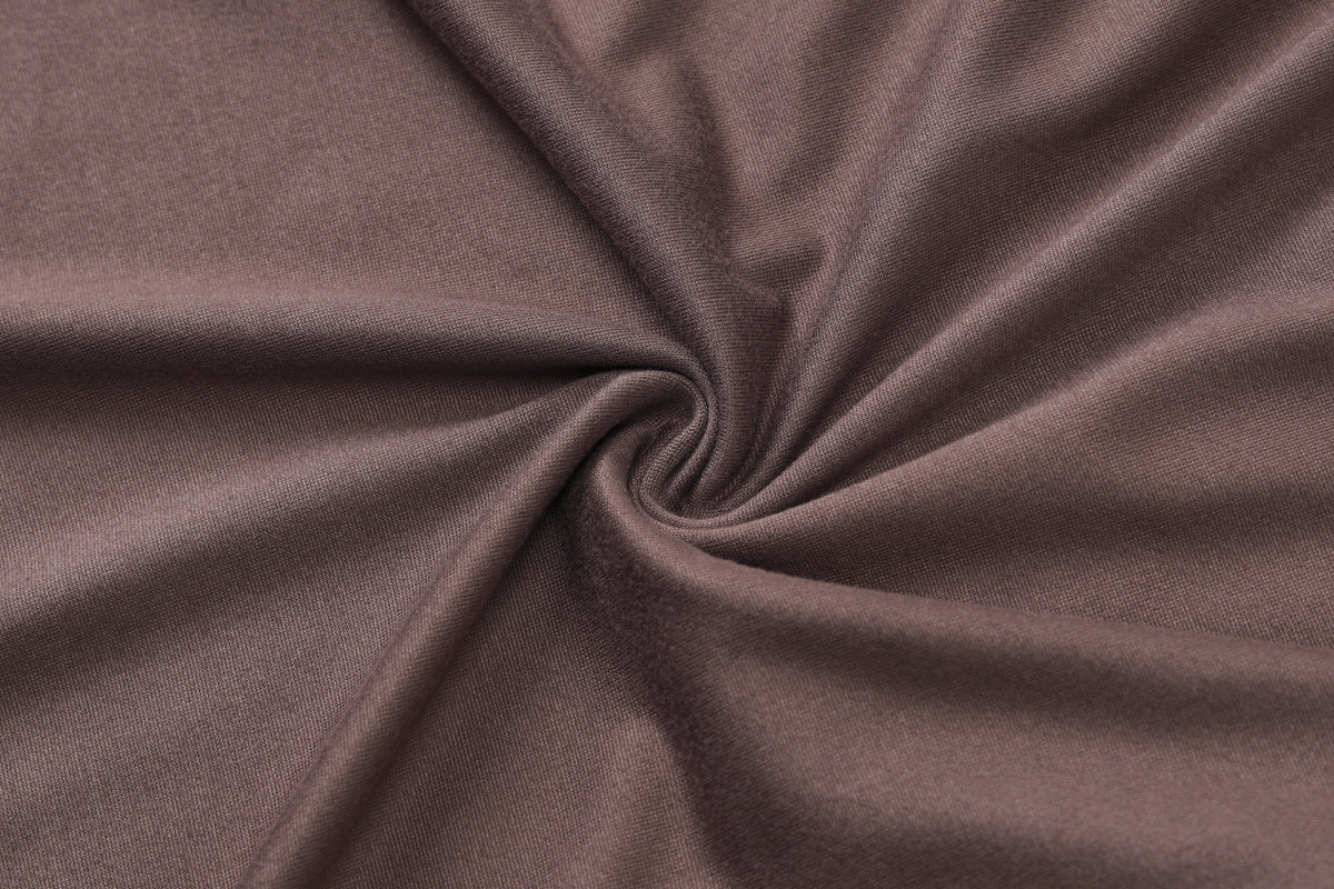 Ruched Drop Waist Sleeveless Maxi Dress - Brown - 5