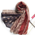 Stars and Stripes Sheer Kimono Wrap - Printed