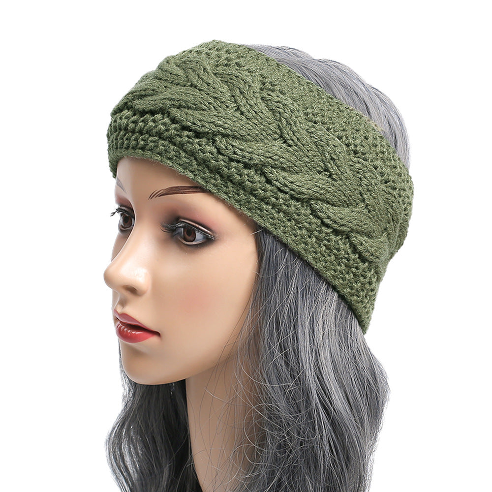 Extra Wide Plush Lined Cable Headband - view 1