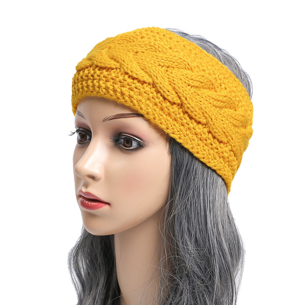 Extra Wide Plush Lined Cable Headband - view 2