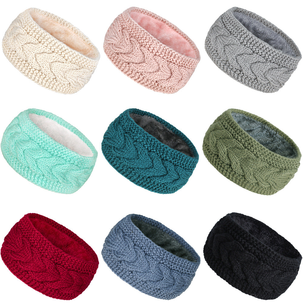 Extra Wide Plush Lined Cable Headband - view 8
