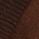 Corduroy Collar Oversized Trucker Coat - Brown - 5