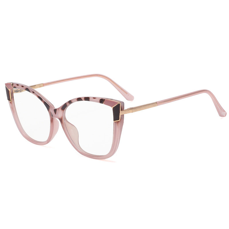 Retro Cat Eye Clear Lens Eyeglass Frames - Decor_P