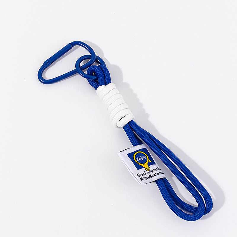 Short Rope Wristlet Keyring Strap - Royal