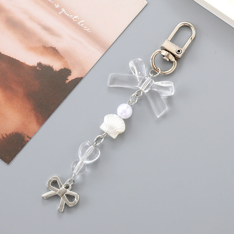 Coquette Butterfly Bow Keychain Bag Charm - Color_31
