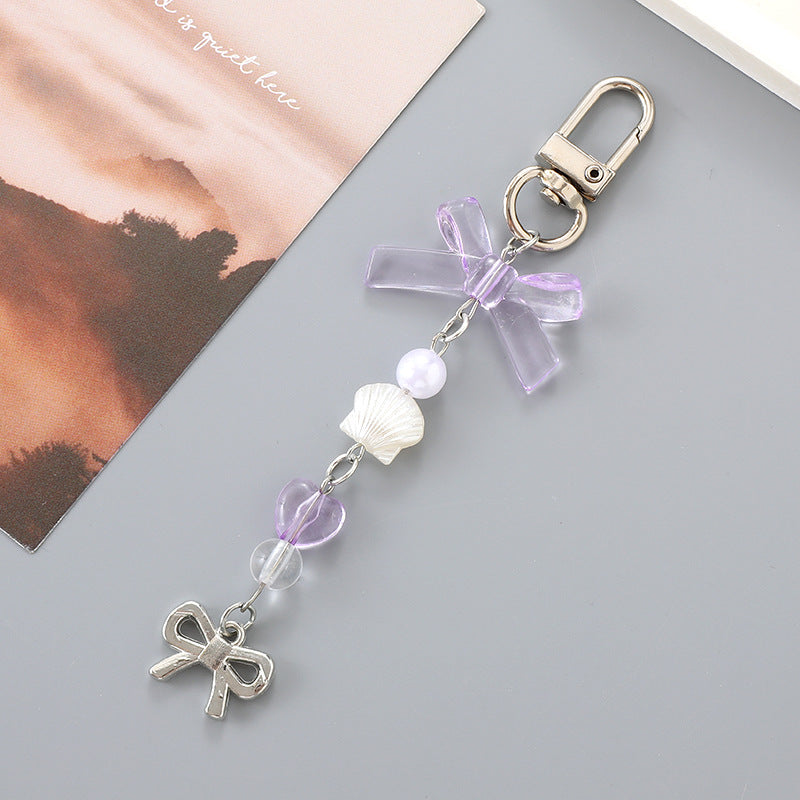 Coquette Butterfly Bow Keychain Bag Charm - Color_32