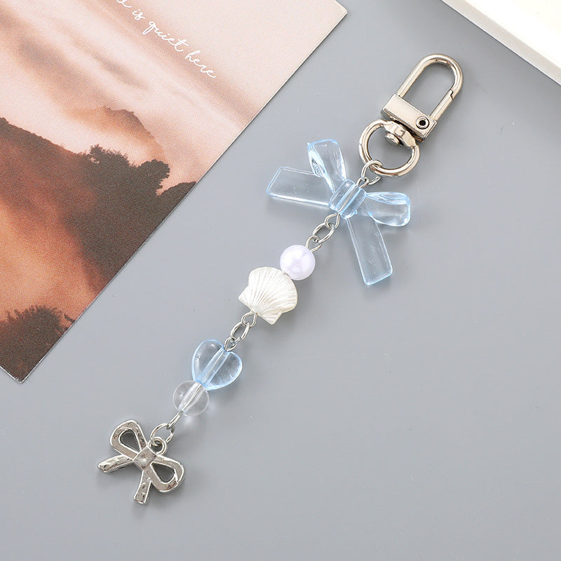 Coquette Butterfly Bow Keychain Bag Charm - Color_33