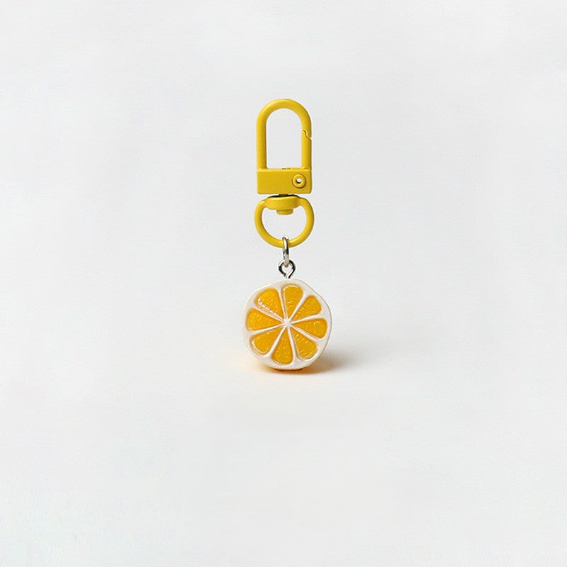 Realistic Fruit Charm Bag Keychain - Color_1