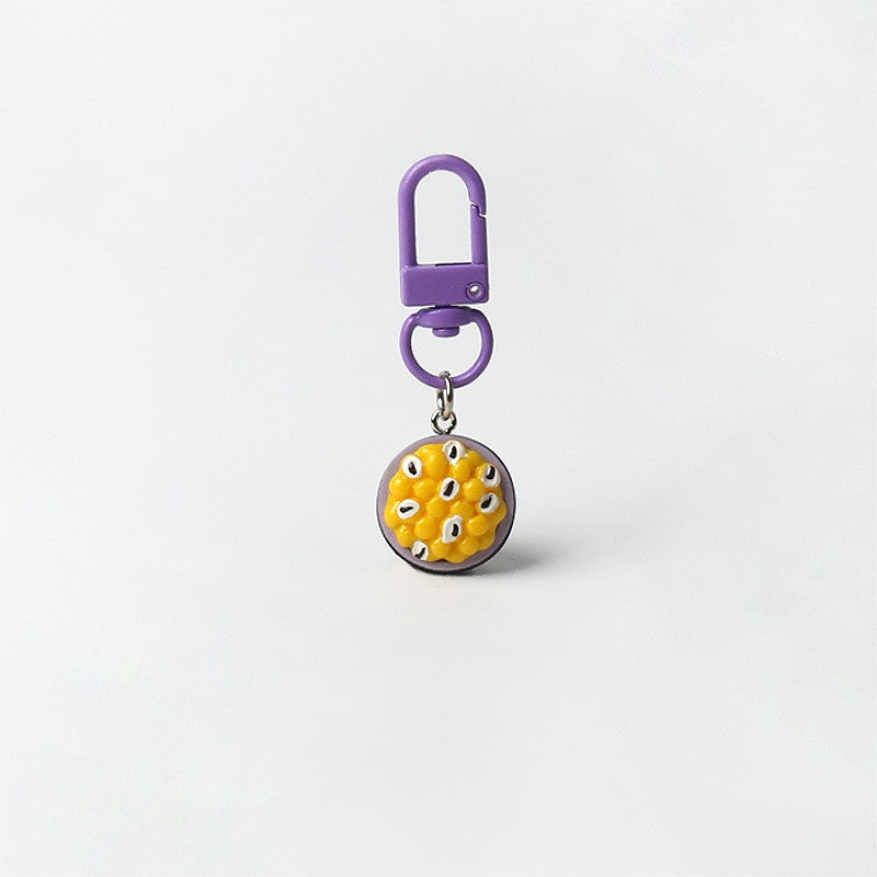 Realistic Fruit Charm Bag Keychain - Color_6