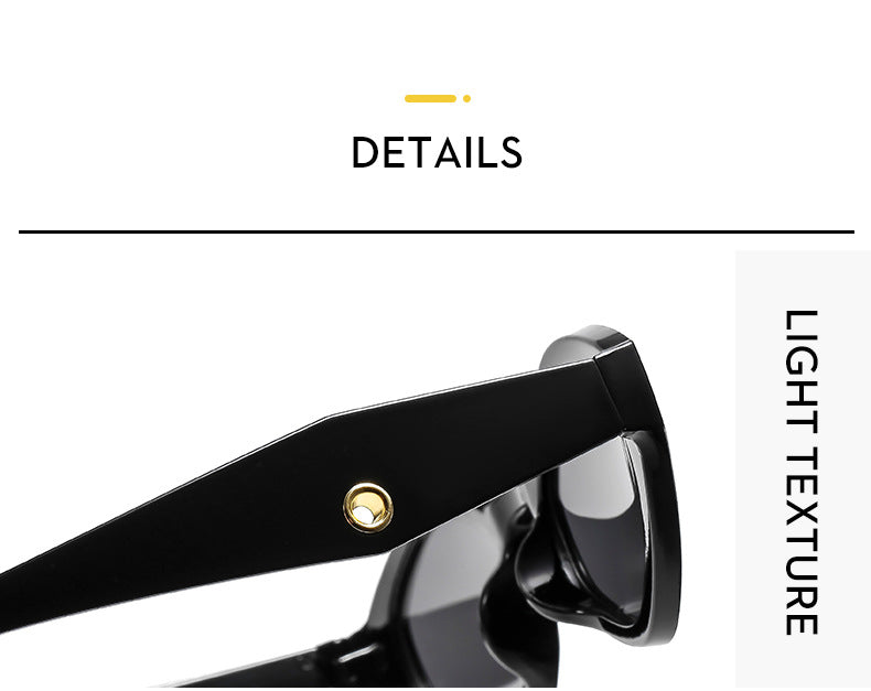Retro Polygon Cat Eye Sunglasses - view 1