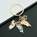 Playful Cat Paw Charm Keychain - Cat