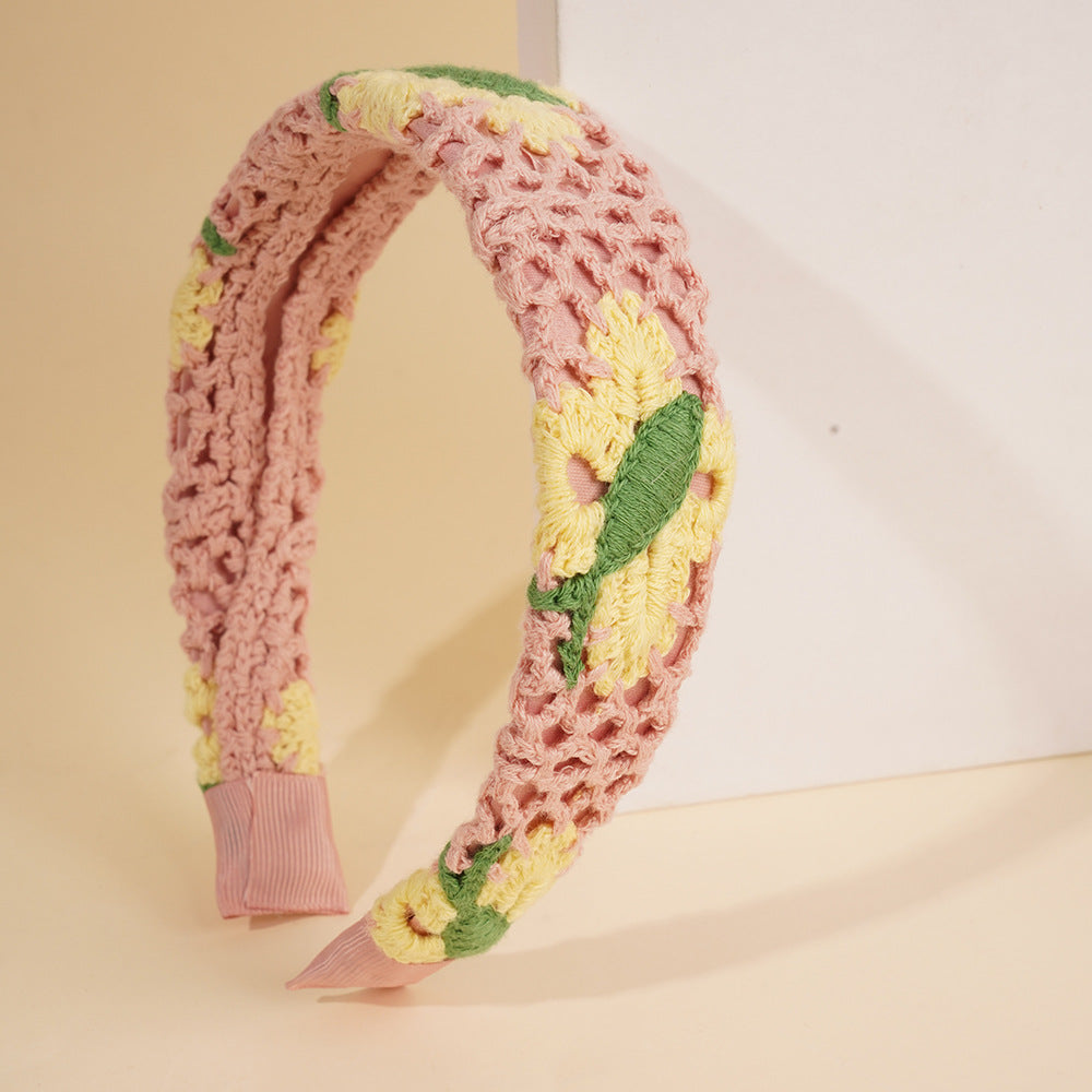 Fruit and Flower Crochet Knot Headband - Butterfly
