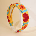Fruit and Flower Crochet Knot Headband - Love