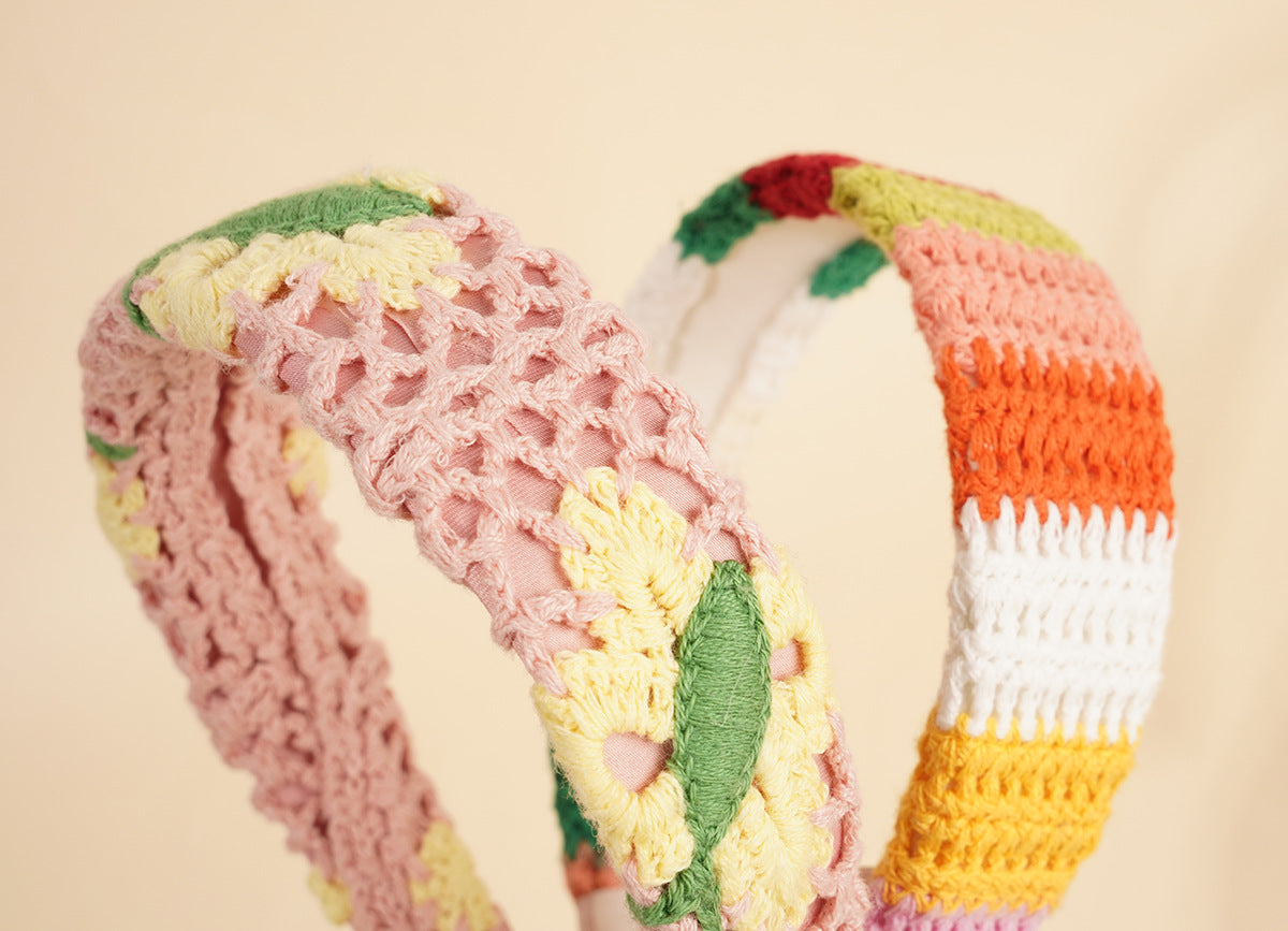Fruit and Flower Crochet Knot Headband - view 10