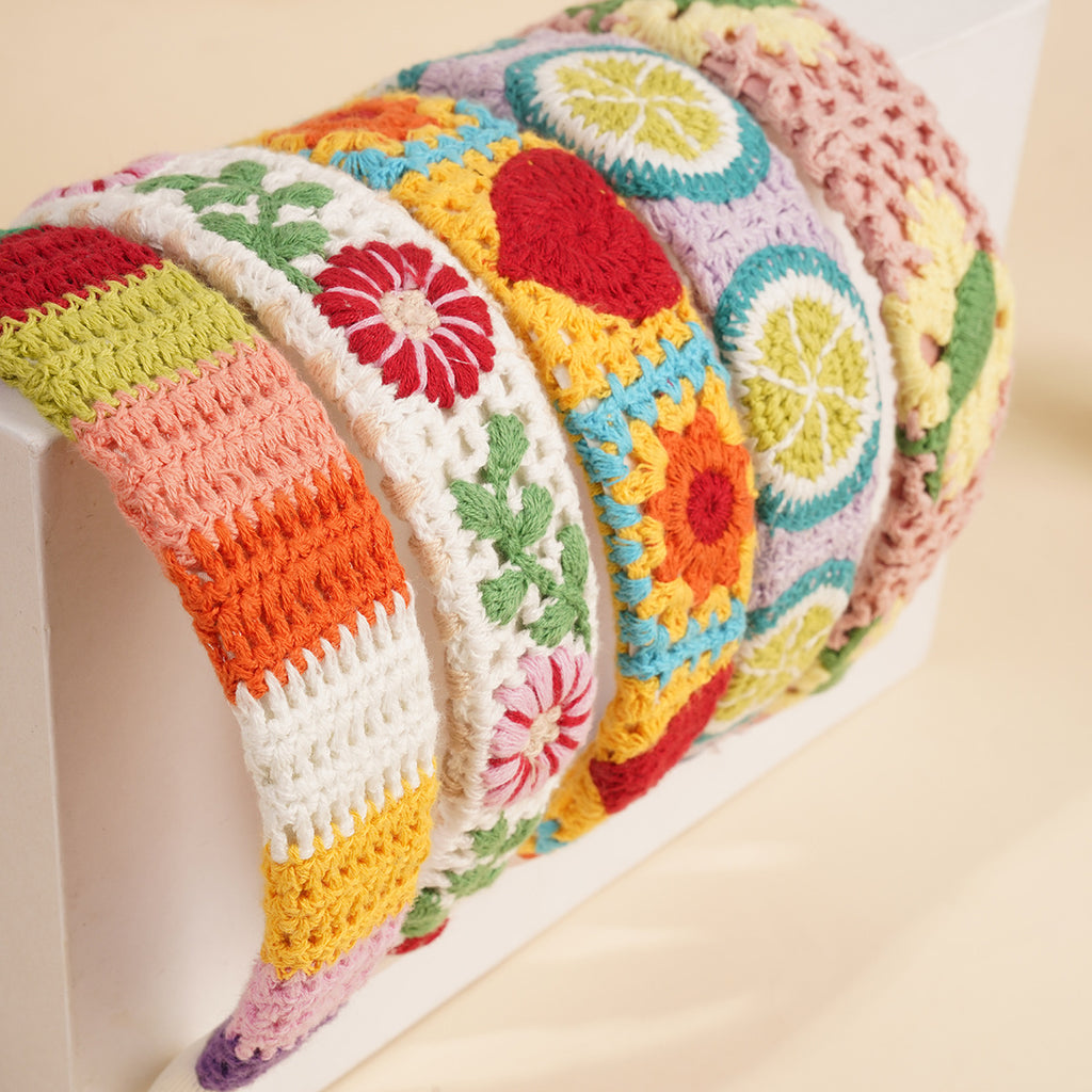 Fruit and Flower Crochet Knot Headband - view 14
