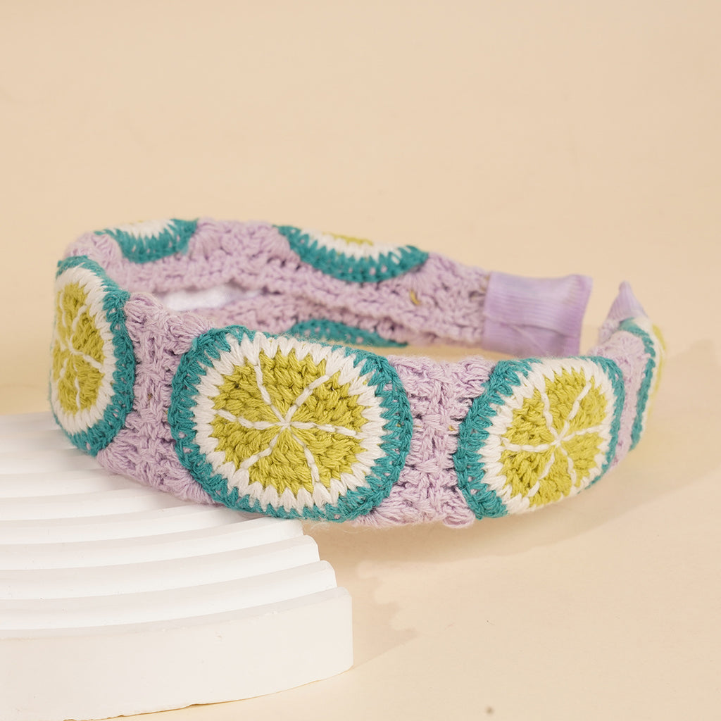 Fruit and Flower Crochet Knot Headband - view 16