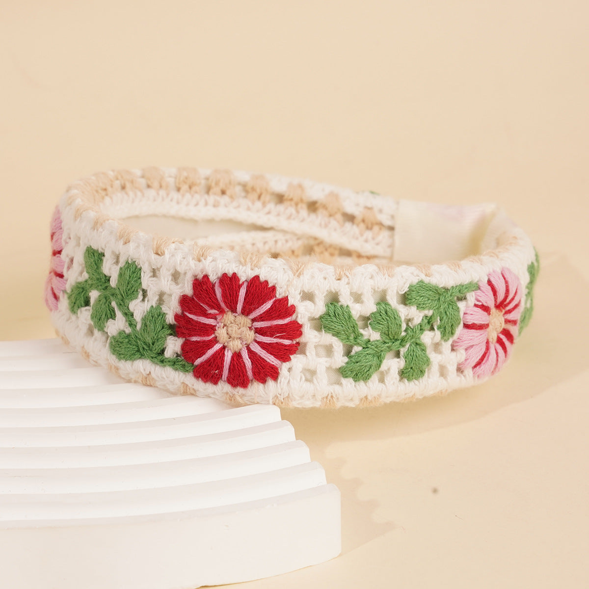 Fruit and Flower Crochet Knot Headband - view 17