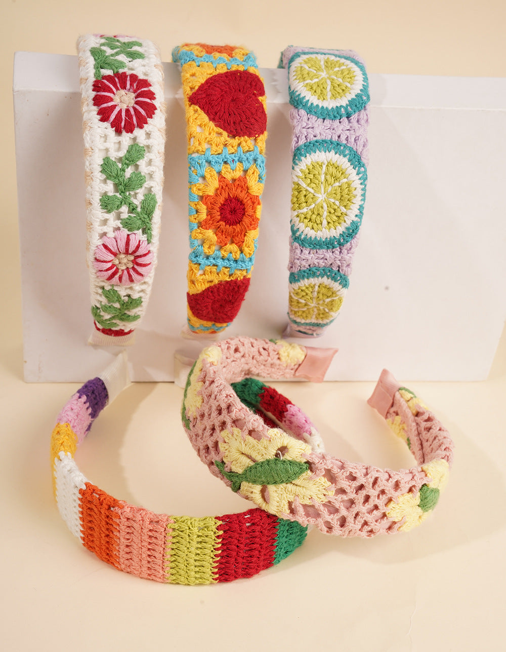 Fruit and Flower Crochet Knot Headband - view 19