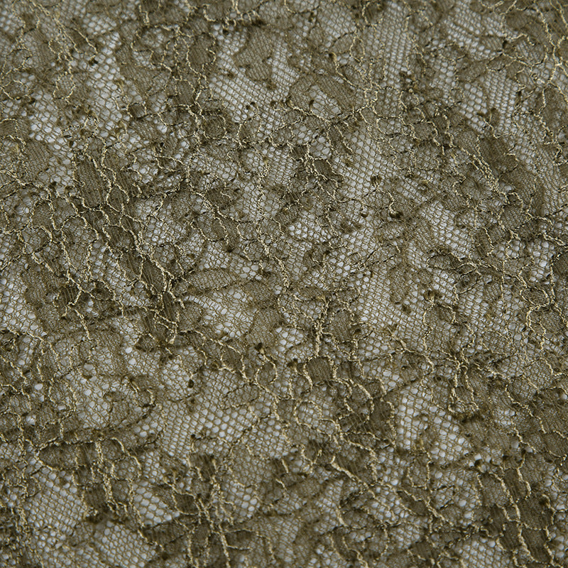 Lace Panel Godet Maxi Skirt - view 1