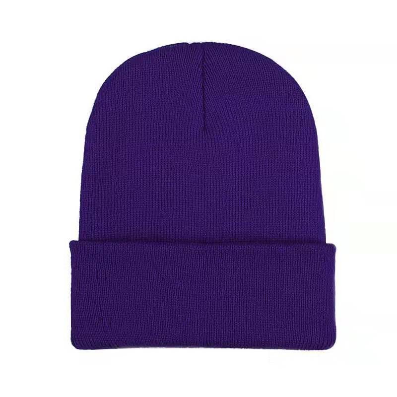 Classic Fold Cuff Knit Beanie - Color_11