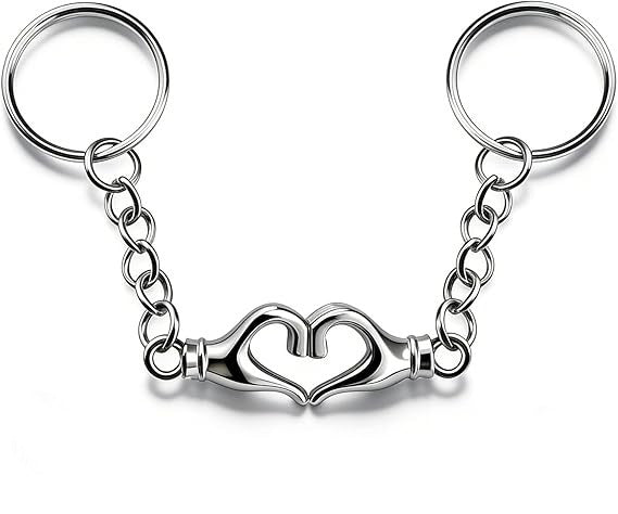 Pinky Swear Hand Keychain Pair for Couples Friends - Color_06