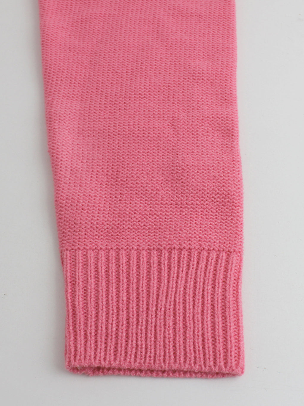 Love Graphic Boat Neck Knit Top - Peach - 2