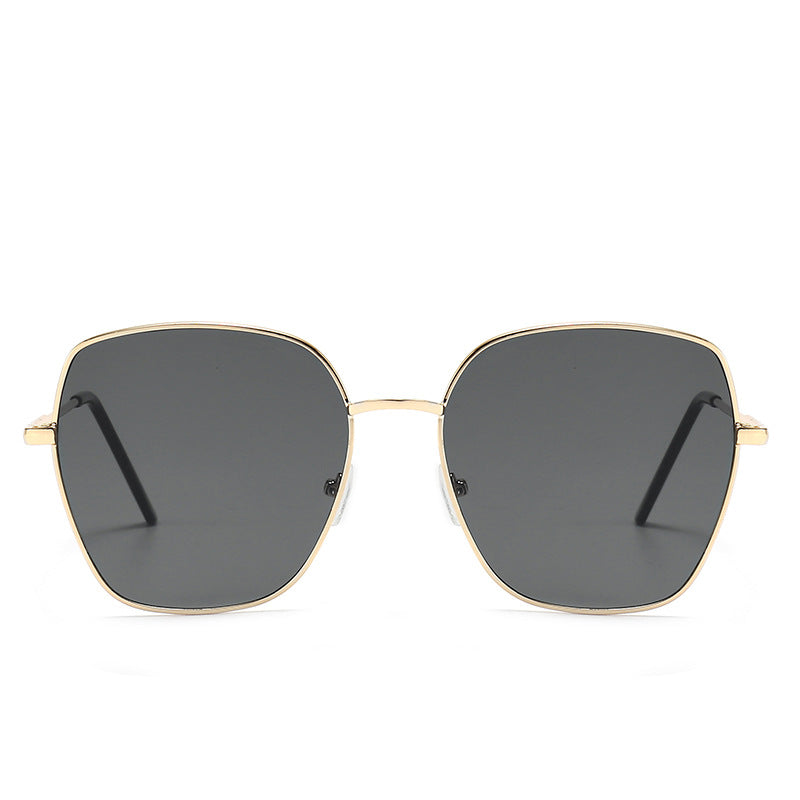 Oversized Metal Frame Gradient Sunglasses - view 3