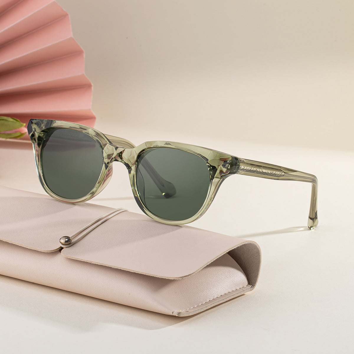 Rounded Square Frame Retro Sunglasses - view 2