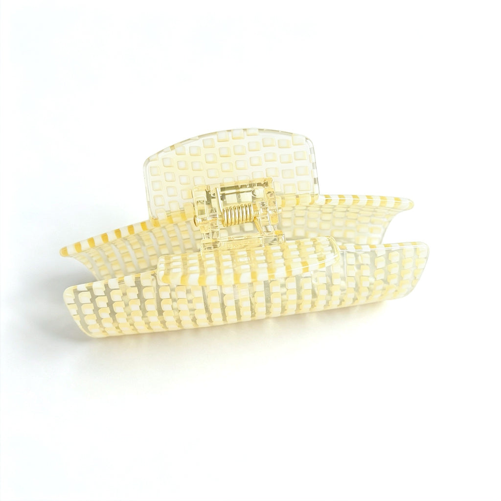 Waffle Textured Large Hair Claw Clip - view 2