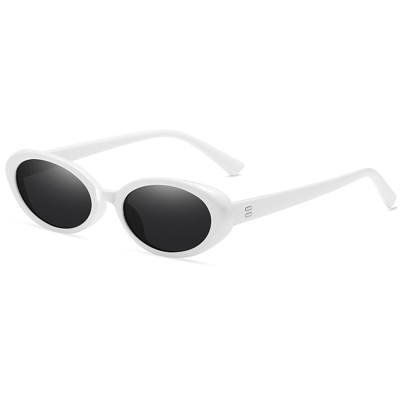 Chunky Vintage Oval Frame Sunglasses - Color_05