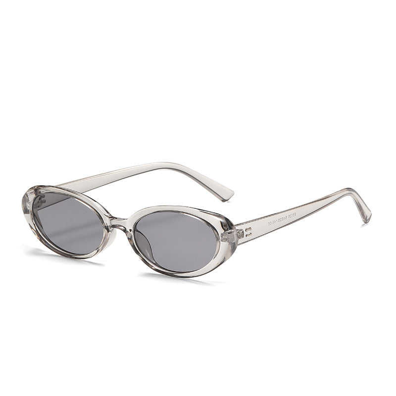 Chunky Vintage Oval Frame Sunglasses - Color_11