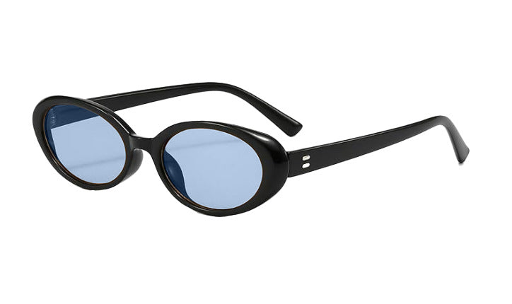 Chunky Vintage Oval Frame Sunglasses - Color_13