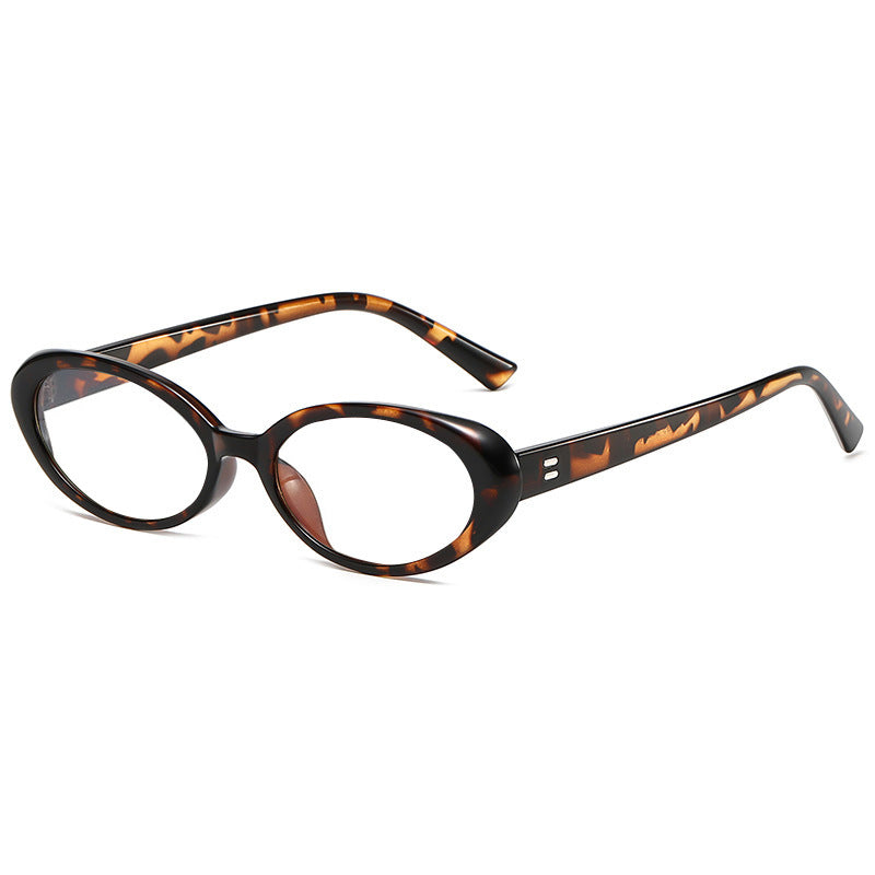 Chunky Vintage Oval Frame Sunglasses - Color_18