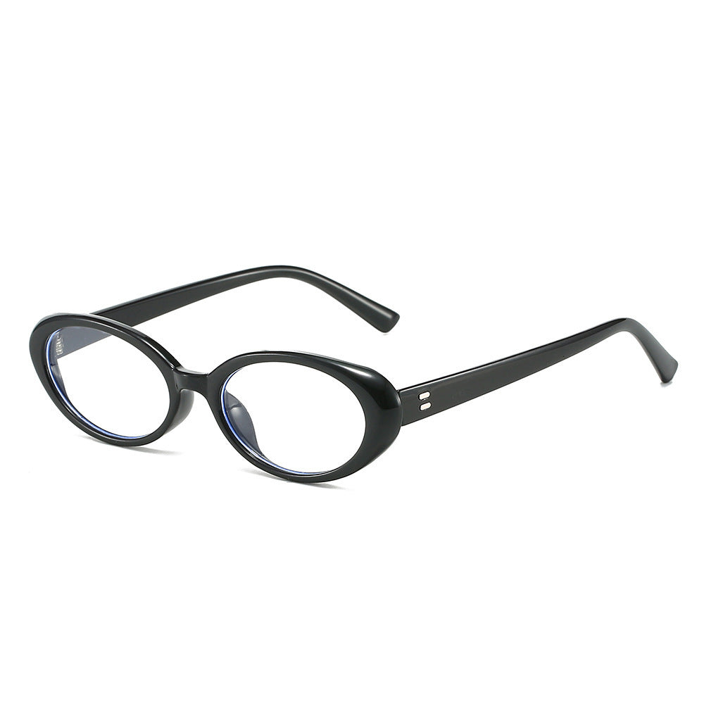Chunky Vintage Oval Frame Sunglasses - Color_19