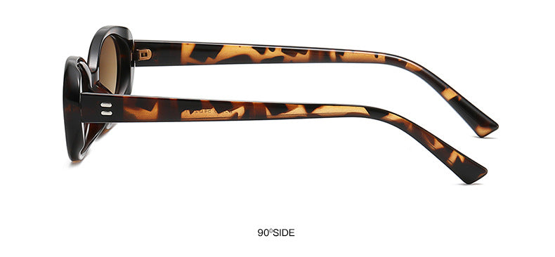 Chunky Vintage Oval Frame Sunglasses - view 1