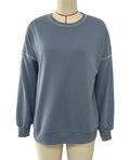 Everyday Drop Shoulder Crewneck Sweatshirt - Greyblue