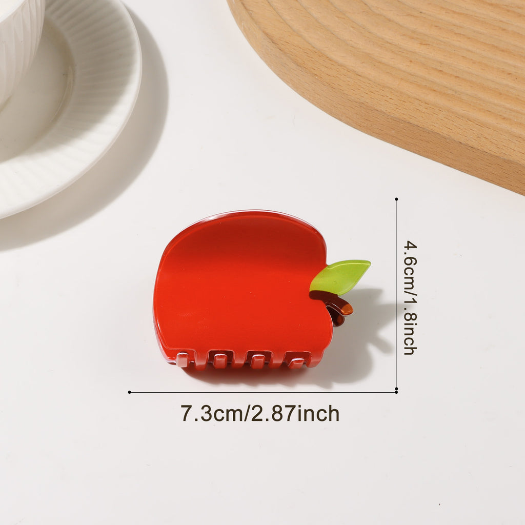 Teacher Novelty Hair Claw Clip for Back to School - Apple
