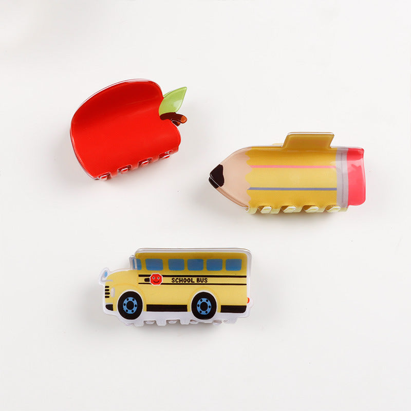 Teacher Novelty Hair Claw Clip for Back to School