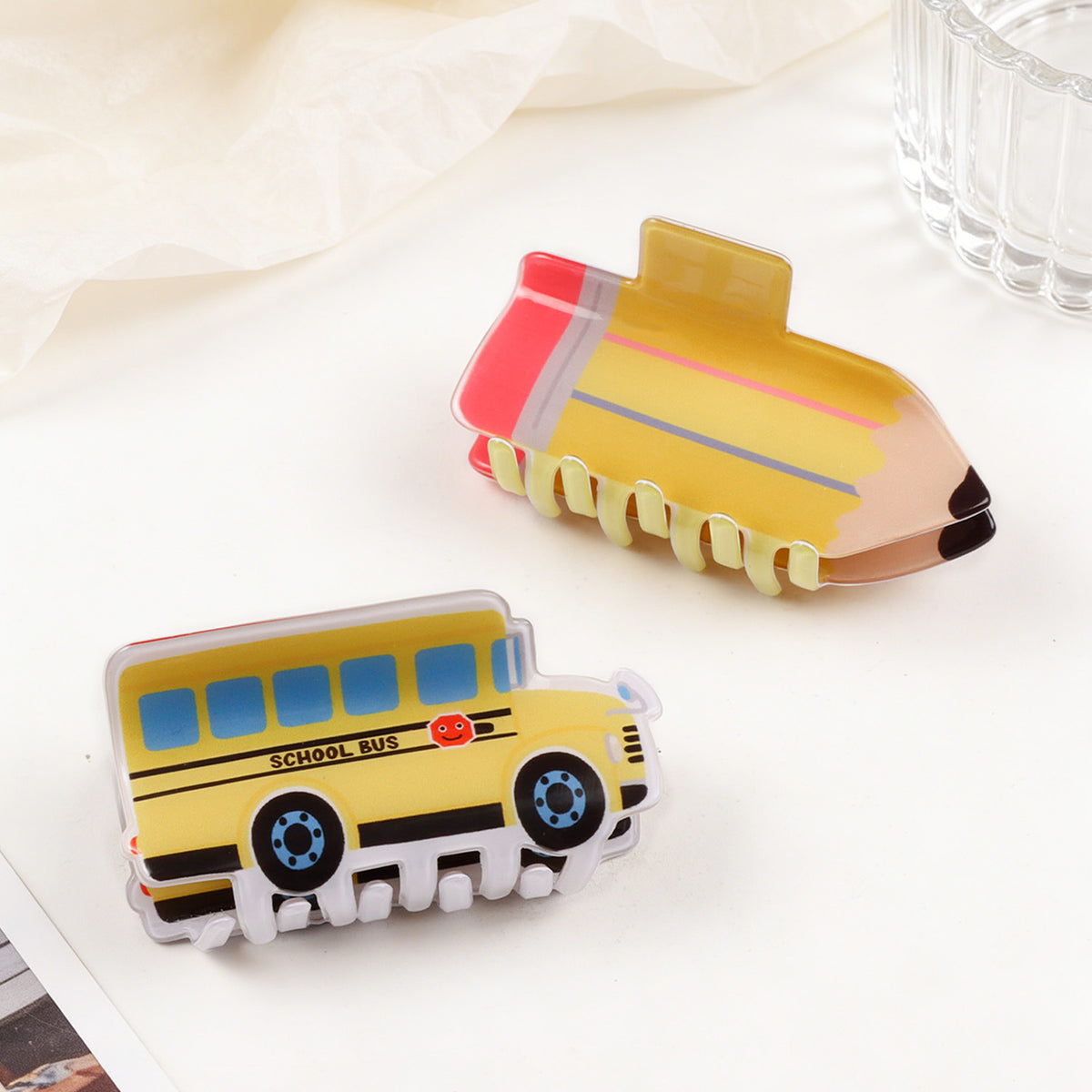 Teacher Novelty Hair Claw Clip for Back to School - view 3