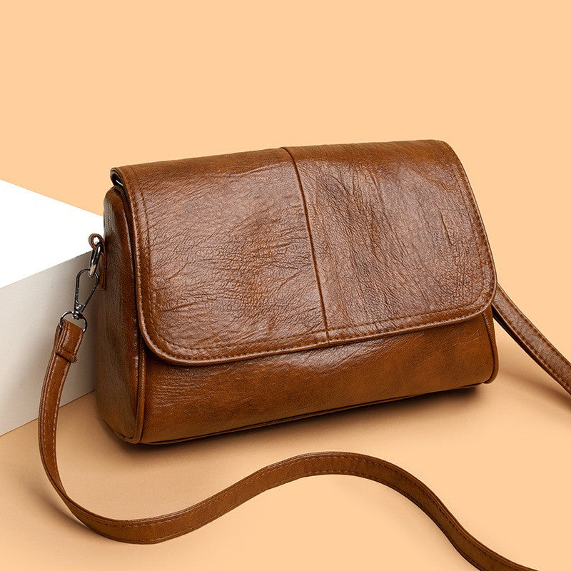 Classic Flap Crossbody Bag with Snap Closure