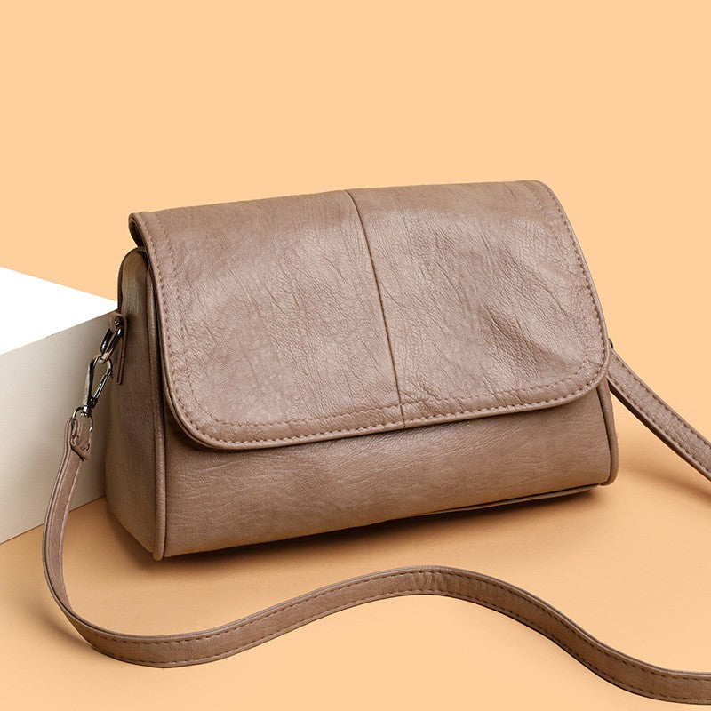 Classic Flap Crossbody Bag with Snap Closure
